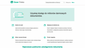What Docer.pl website looked like in 2022 (1 year ago)