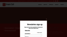 What Dragontrail.com website looked like in 2022 (1 year ago)