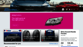 What Driveaccord.net website looked like in 2022 (1 year ago)