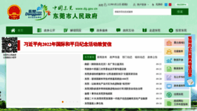 What Dg.gov.cn website looked like in 2022 (2 years ago)