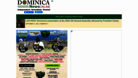 What Dominicanewsonline.com website looked like in 2022 (1 year ago)
