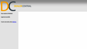 What Dealercentral.net website looked like in 2022 (1 year ago)
