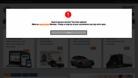 What Dmvnow.com website looked like in 2022 (3 years ago)