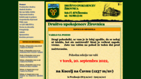 What Duz-drustvo.si website looked like in 2022 (1 year ago)