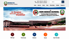 What Donboscoschoolputhuppally.org website looked like in 2022 (2 years ago)