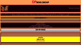 What Dpboss.group website looked like in 2022 (1 year ago)