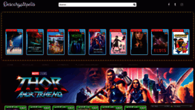 What Descargatepelis.com website looked like in 2022 (1 year ago)