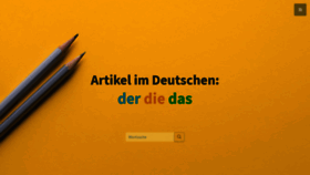 What Der-artikel.de website looked like in 2022 (1 year ago)