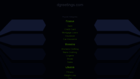 What Dgreetings.com website looked like in 2022 (1 year ago)