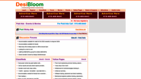 What Desibloom.com website looked like in 2022 (1 year ago)