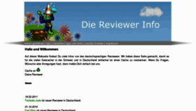 What Die-reviewer.info website looked like in 2011 (13 years ago)