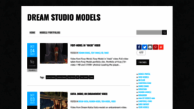 What Dream-models.net website looked like in 2022 (1 year ago)
