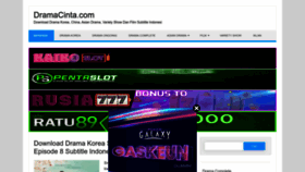 What Dramacinta.com website looked like in 2022 (1 year ago)