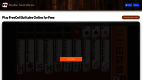 What Double-freecell.com website looked like in 2022 (1 year ago)