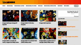 What Dragonballserie.net website looked like in 2022 (1 year ago)