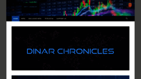 What Dinarchronicles.com website looked like in 2022 (1 year ago)