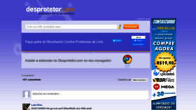What Desprotetor.com website looked like in 2022 (1 year ago)