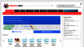 What Dijaspora.online website looked like in 2022 (1 year ago)