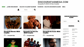 What Discografiasmega.com website looked like in 2022 (1 year ago)