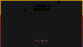 What Dinoswords.gg website looked like in 2022 (1 year ago)