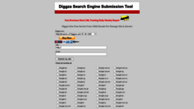 What Diggza.com website looked like in 2022 (1 year ago)
