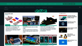 What Desarrollo-geek.net website looked like in 2022 (1 year ago)