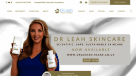 What Drleah.co.uk website looked like in 2022 (1 year ago)