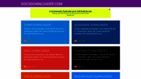 What Docsdownloader.com website looked like in 2022 (1 year ago)