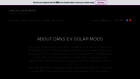 What Dansevsolarmods.ca website looked like in 2022 (1 year ago)