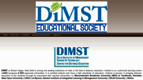 What Dimst.in website looked like in 2011 (12 years ago)