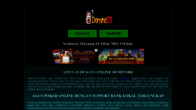 What Domino88.id website looked like in 2022 (1 year ago)