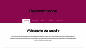 What Dexamethasone.life website looked like in 2022 (1 year ago)
