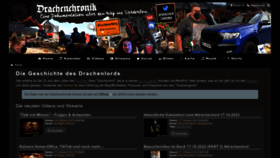 What Drachenchronik.com website looked like in 2022 (1 year ago)