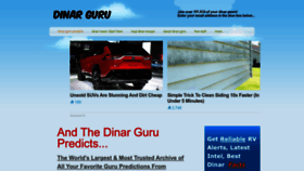 What Dinarguru.com website looked like in 2022 (1 year ago)