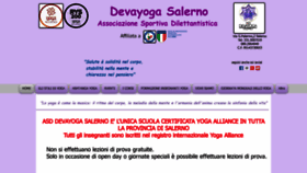 What Devayogasalerno.it website looked like in 2022 (1 year ago)