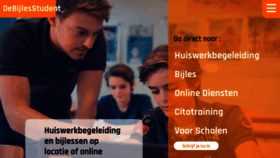 What Debijlesstudent.nl website looked like in 2022 (1 year ago)