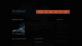 What Disulfiram.life website looked like in 2022 (1 year ago)