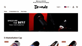 What Driends.com website looked like in 2022 (1 year ago)