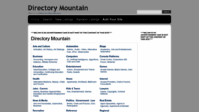 What Directorymountain.com website looked like in 2022 (1 year ago)