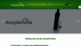 What Dampferhuette.at website looked like in 2022 (1 year ago)