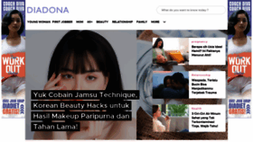 What Diadona.id website looked like in 2022 (2 years ago)