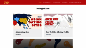 What Dating-jedi.com website looked like in 2022 (1 year ago)