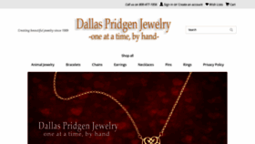 What Dallaspridgenjewelry.com website looked like in 2022 (1 year ago)