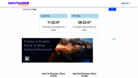 What Datetime360.com website looked like in 2022 (3 years ago)