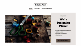 What Designingplanet.in website looked like in 2022 (1 year ago)