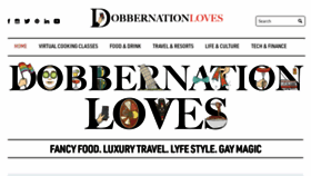 What Dobbernationloves.com website looked like in 2022 (1 year ago)