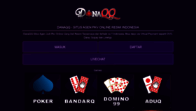 What Danaqq99.com website looked like in 2022 (1 year ago)