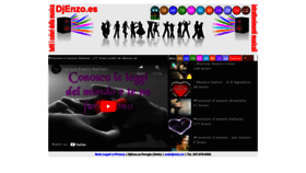 What Djenzo.es website looked like in 2022 (1 year ago)