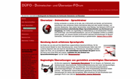 What Duefo.de website looked like in 2022 (1 year ago)