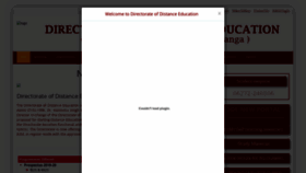 What Ddelnmu.ac.in website looked like in 2022 (2 years ago)